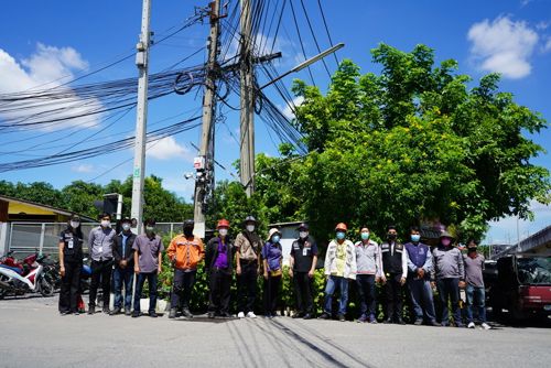 ลงพื้นที่ประชุมและสำรวจตรวจสอบเคลียร์เส้นทาง ถนนรังสิต-ปทุมธานี1 จังหวัดปทุมธานี 