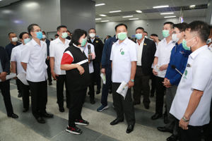 สำนักงาน กสทช. ลงพื้นที่ตรวจความพร้อมระบบโทรคมนาคมสำหรับโรงพยาบาลสนามก่อนเปิดให้บริการประชาชน ณ ศูนย์ฉีดวัคซีนกลางสถานีกลางบางซื่อ