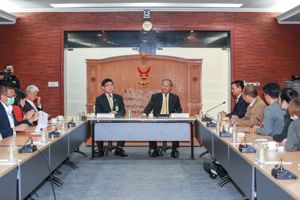 การประชุมหารือเกี่ยวกับการนำเสนอข่าวในสถานการณ์ไวรัสโควิด-19