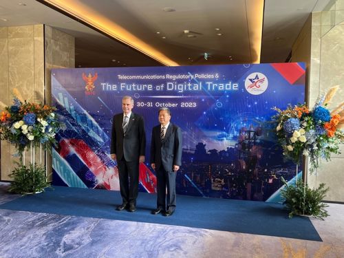 สำนักงาน กสทช. ร่วมกับเอกอัครราชทูตสหรัฐอเมริกาประจำประเทศไทย จัดการประชุมเชิงปฏิบัติการ  เรื่อง Telecommunications Regulatory Policies and the Future of Digital Trade