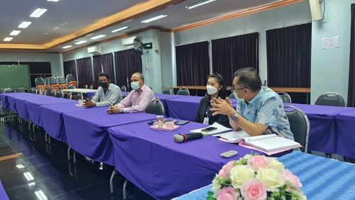ร่วมประชุมหารือการรื้อย้ายสายสื่อสารตามโครงการปรับปรุงภูมิทัศน์ฯ จังหวัดนนทบุรี